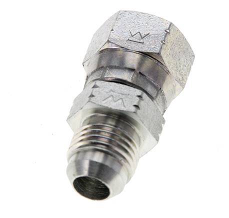 JIC Nipple UNF 9/16''-18 Male x Female Steel 275bar (3863.75psi)