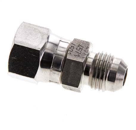 JIC Nippel UNF 9/16''-18 Außengewinde x Innengewinde Edelstahl 275bar (3863.75psi)