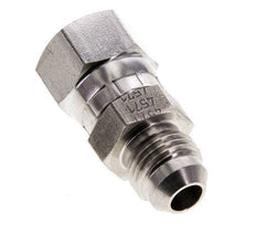 JIC Nippel UNF 9/16''-18 Außengewinde x Innengewinde Edelstahl 275bar (3863.75psi)