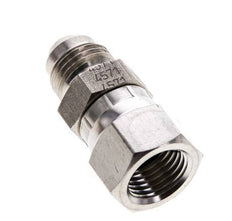 JIC Nippel UNF 9/16''-18 Außengewinde x Innengewinde Edelstahl 275bar (3863.75psi)