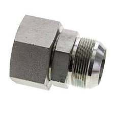 JIC-Nippel UN 1-7/8''-12 Stecker x Buchse Stahl 105bar (1475.25psi)