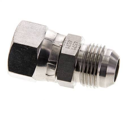 JIC Nippel UNF 7/8''-14 Außengewinde x Innengewinde Edelstahl 210bar (2950.5psi)