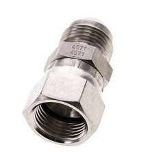 JIC Nippel UNF 7/8''-14 Außengewinde x Innengewinde Edelstahl 210bar (2950.5psi)