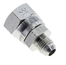 JIC Reducing Nipple UNF 9/16''-18 Male x UNF 7/8''-14 Female Steel 210bar (2950.5psi)