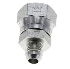 JIC Reducing Nipple UNF 9/16''-18 Male x UNF 7/8''-14 Female Steel 210bar (2950.5psi)