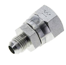 JIC Reduziernippel UNF 9/16''-18 Außengewinde x UNF 7/8''-14 Innengewinde Stahl 210bar (2950.5psi)