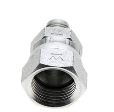 JIC Reduziernippel UNF 9/16''-18 Außengewinde x UNF 7/8''-14 Innengewinde Stahl 210bar (2950.5psi)