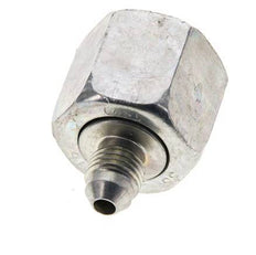JIC Reduziernippel UNF 7/16''-20 Außengewinde x UNF 7/8''-14 Innengewinde Stahl 210bar (2950.5psi)