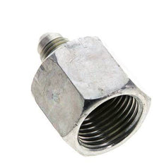 JIC Reduziernippel UNF 7/16''-20 Außengewinde x UNF 7/8''-14 Innengewinde Stahl 210bar (2950.5psi)