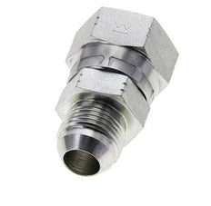 JIC Reduziernippel UNF 7/8''-14 Außengewinde x UN 1-1/16''-12 Innengewinde Stahl 210bar (2950.5psi)