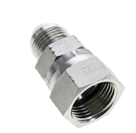 JIC Reduziernippel UNF 7/8''-14 Außengewinde x UN 1-1/16''-12 Innengewinde Stahl 210bar (2950.5psi)
