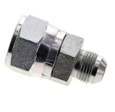 JIC Reducing Nipple UNF 3/4''-16 Male x UN 1-1/16''-12 Female Steel 210bar (2950.5psi)