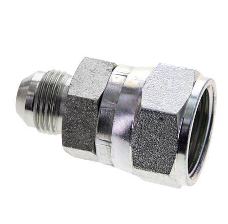JIC Reduziernippel UNF 3/4''-16 Außengewinde x UN 1-1/16''-12 Innengewinde Stahl 210bar (2950.5psi)