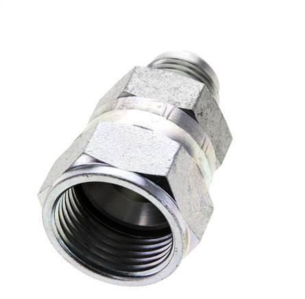 JIC Reduziernippel UNF 3/4''-16 Außengewinde x UN 1-1/16''-12 Innengewinde Stahl 210bar (2950.5psi)