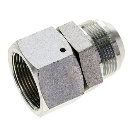 JIC Nipple UN 1-5/8''-12 Male x Female Steel 140bar (1967.0psi)