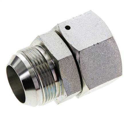 JIC Nippel UN 1-5/8''-12 Stecker x Buchse Stahl 140bar (1967.0psi)