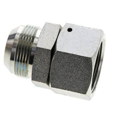 JIC Nippel UN 1-5/8''-12 Stecker x Buchse Stahl 140bar (1967.0psi)