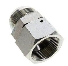 JIC Nippel UN 1-5/8''-12 Stecker x Buchse Stahl 140bar (1967.0psi)