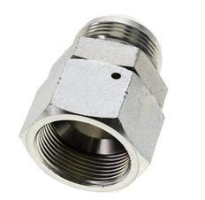 JIC Nippel UN 1-5/8''-12 Stecker x Buchse Stahl 140bar (1967.0psi)