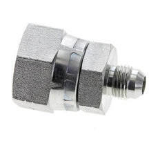 JIC Reduziernippel UNF 9/16''-18 Außengewinde x UN 1-1/16''-12 Innengewinde Stahl 210bar (2950.5psi)
