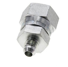 JIC Reduziernippel UNF 9/16''-18 Außengewinde x UN 1-1/16''-12 Innengewinde Stahl 210bar (2950.5psi)