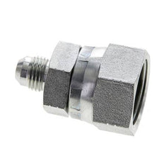 JIC Reduziernippel UNF 9/16''-18 Außengewinde x UN 1-1/16''-12 Innengewinde Stahl 210bar (2950.5psi)