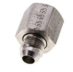 JIC Reduziernippel UNF 9/16''-18 Außengewinde x UNF 3/4''-16 Innengewinde Edelstahl 275bar (3863.75psi)