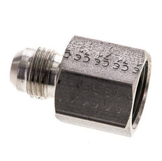JIC Reduziernippel UNF 9/16''-18 Außengewinde x UNF 3/4''-16 Innengewinde Edelstahl 275bar (3863.75psi)