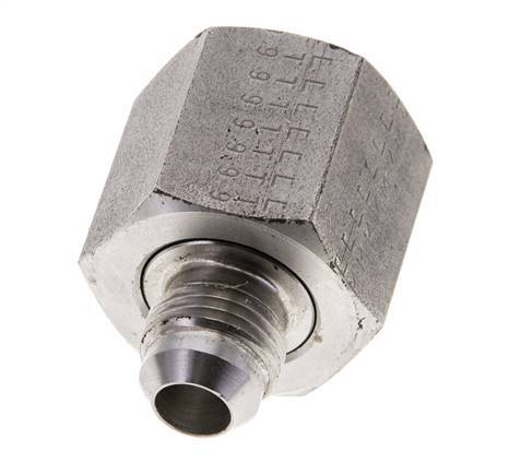 JIC Reducing Nipple UNF 9/16''-18 Male x UNF 7/8''-14 Female Stainless Steel 210bar (2950.5psi)