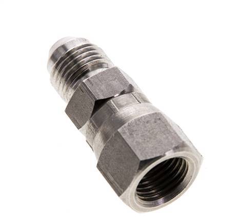 JIC Nippel UNF 1/2''-20 Außengewinde x Innengewinde Edelstahl 275bar (3863.75psi)