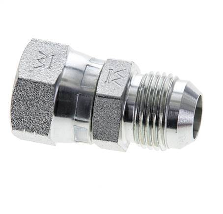 JIC Nippel UNF 7/8''-14 Außengewinde x Innengewinde Stahl 210bar (2950.5psi)
