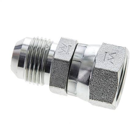 JIC Nippel UNF 7/8''-14 Außengewinde x Innengewinde Stahl 210bar (2950.5psi)