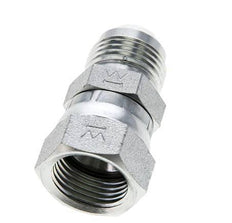 JIC Nippel UNF 7/8''-14 Außengewinde x Innengewinde Stahl 210bar (2950.5psi)