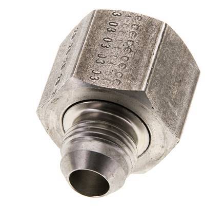 JIC Reduziernippel UNF 3/4''-16 Außengewinde x UN 1-1/16''-12 Innengewinde Edelstahl 210bar (2950.5psi)
