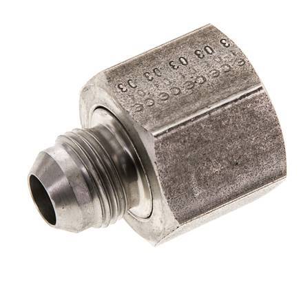 JIC Reduziernippel UNF 3/4''-16 Außengewinde x UN 1-1/16''-12 Innengewinde Edelstahl 210bar (2950.5psi)
