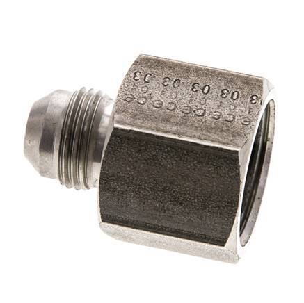 JIC Reduziernippel UNF 3/4''-16 Außengewinde x UN 1-1/16''-12 Innengewinde Edelstahl 210bar (2950.5psi)