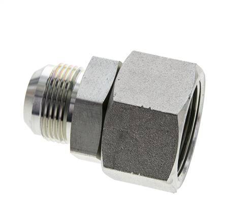 JIC Reduziernippel UN 1-5/16''-12 Außengewinde x UN 1-5/8''-12 Innengewinde Stahl 140bar (1967.0psi)