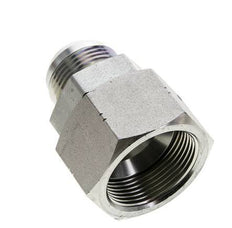 JIC Reduziernippel UN 1-5/16''-12 Außengewinde x UN 1-5/8''-12 Innengewinde Stahl 140bar (1967.0psi)