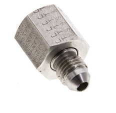 JIC Reduziernippel UNF 7/16''-20 Außengewinde x UNF 9/16''-18 Innengewinde Edelstahl 275bar (3863.75psi)