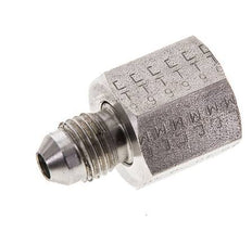 JIC Reduziernippel UNF 7/16''-20 Außengewinde x UNF 9/16''-18 Innengewinde Edelstahl 275bar (3863.75psi)