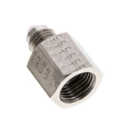 JIC Reduziernippel UNF 7/16''-20 Außengewinde x UNF 9/16''-18 Innengewinde Edelstahl 275bar (3863.75psi)