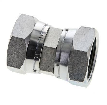 Reduzierstück gerade G1 1/4'' Innengewinde Hochdruck Stahl 60° Konus 150bar (2107.5psi) Hydraulisch