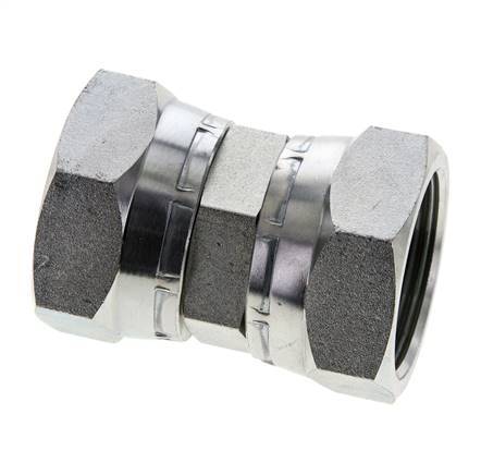 Reduzierstück gerade G1 1/4'' Innengewinde Hochdruck Stahl 60° Konus 150bar (2107.5psi) Hydraulisch