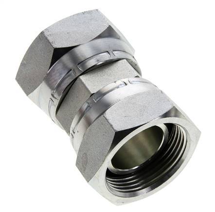 Reduzierstück gerade G1 1/4'' Innengewinde Hochdruck Stahl 60° Konus 150bar (2107.5psi) Hydraulisch