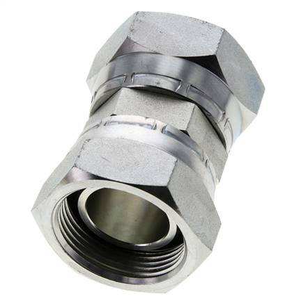 Reduzierstück gerade G1 1/4'' Innengewinde Hochdruck Stahl 60° Konus 150bar (2107.5psi) Hydraulisch