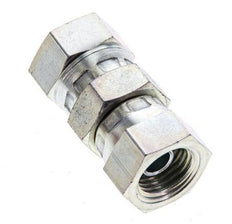 Reducing Straight Connector G1/4'' Female High Pressure Steel 60° Cone 575bar (8078.75psi) Hydraulic [2 Pieces]