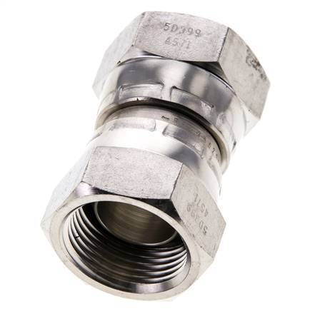 Reduzierstück gerade G3/4'' Innengewinde Hochdruck Edelstahl 60° Konus 175bar (2458.75psi) Hydraulisch