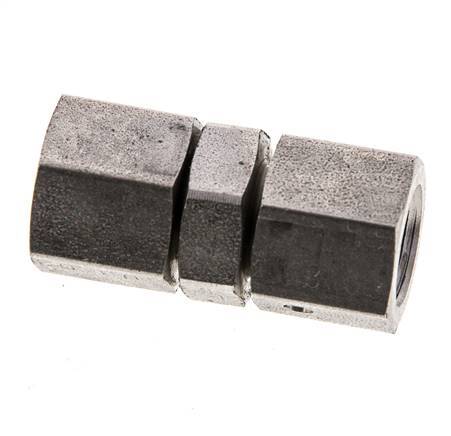 Reducing Straight Connector G1/8'' Female High Pressure Stainless Steel 60° Cone 575bar (8078.75psi) Hydraulic