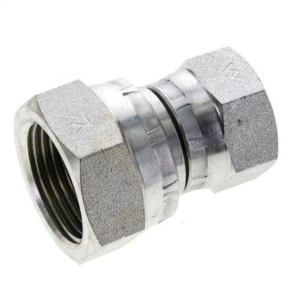 Reduzierstück G3/4'' x G1'' Innengewinde Hochdruck Stahl 60° Konus 150bar (2107.5psi) Hydraulisch