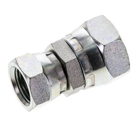 Reduzierstück gerade G3/8'' x G1/2'' Innengewinde Hochdruck Stahl 60° Konus 300bar (4215.0psi) Hydraulisch